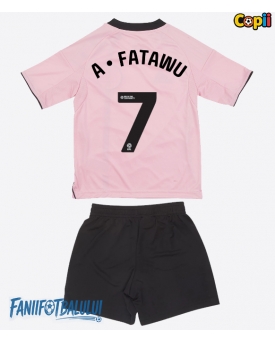 Leicester City Issahaku Fatawu #7 Echipament de Fotbal Replică 2025-26 Copii Treilea (+ Șorturi)